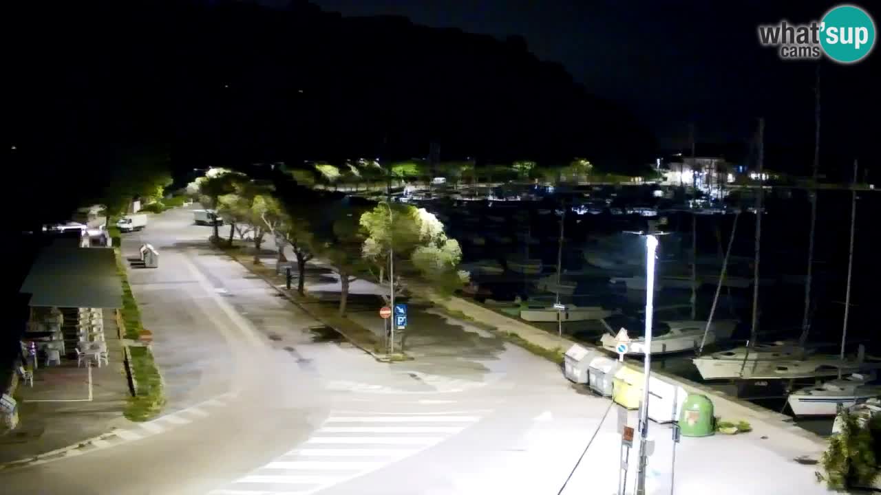 Spletna kamera Sesljan (Sistiana) – Pogled na marino in zaliv
