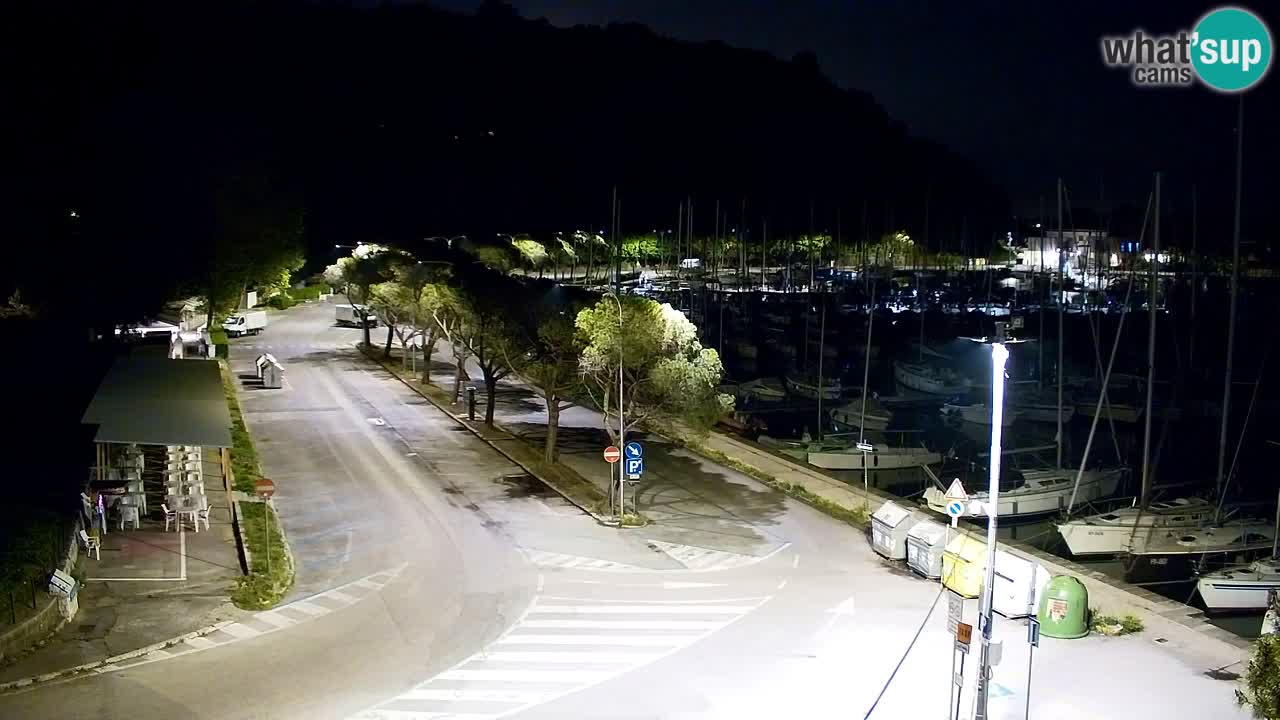 Webcam Sistiana – Vista sobre la marina y la bahía