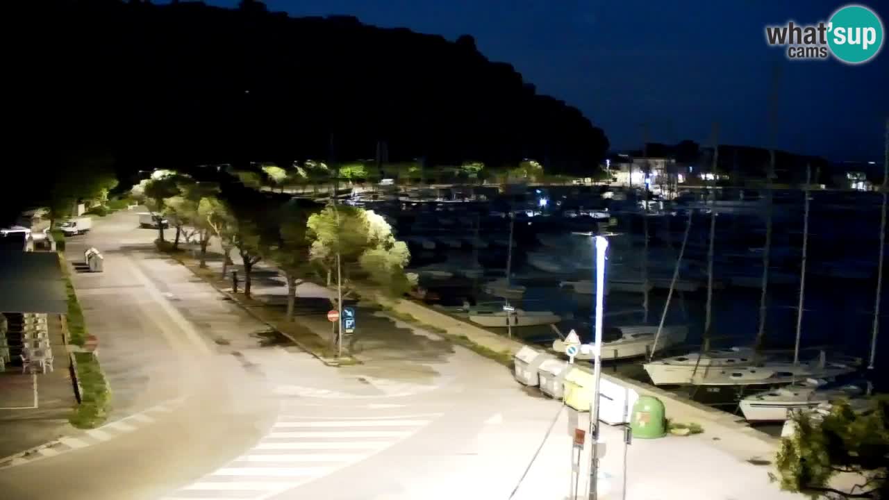 Spletna kamera Sesljan (Sistiana) – Pogled na marino in zaliv
