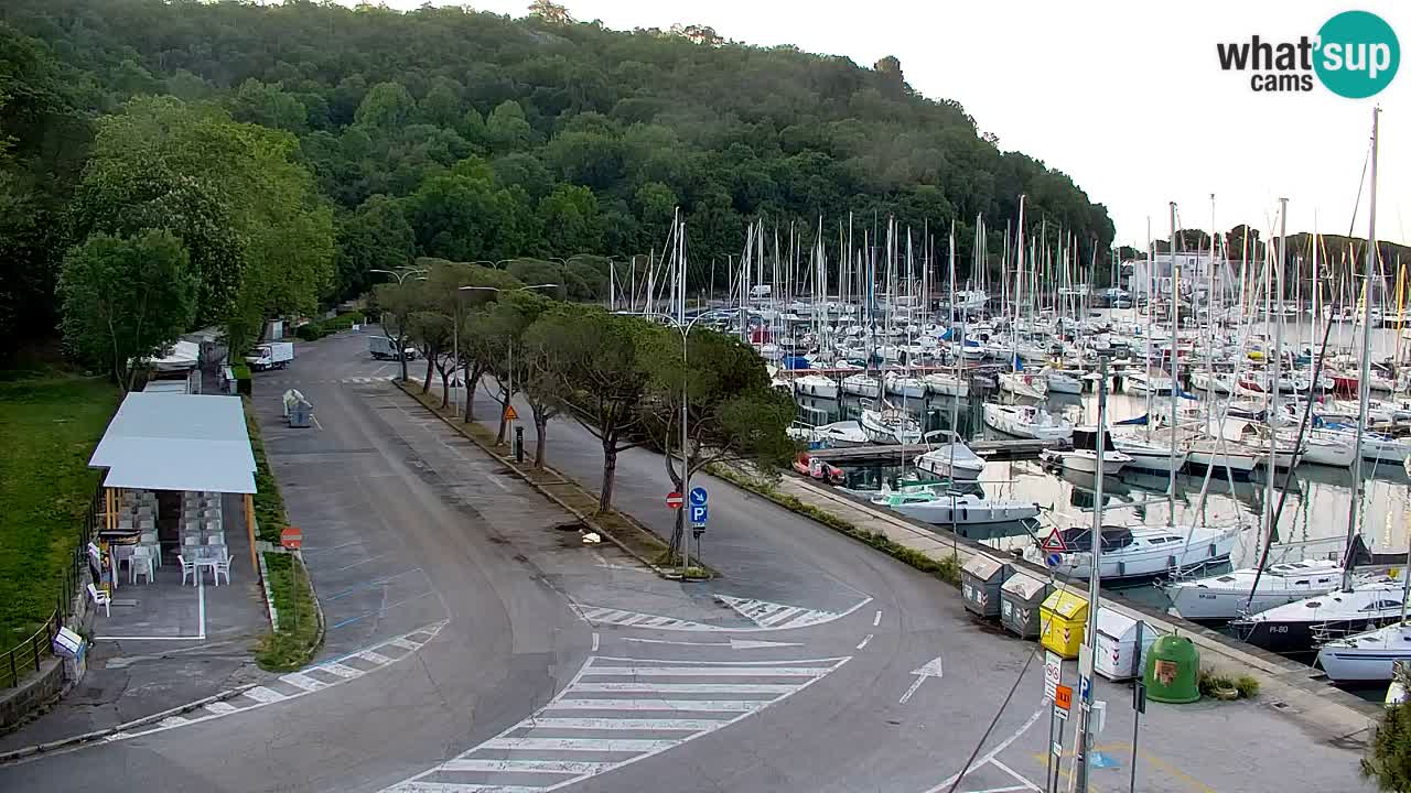Webcam Sistiana – Vista sulla marina e sulla baia