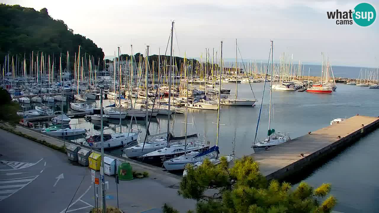 Webcam Sistiana – Vista sobre la marina y la bahía