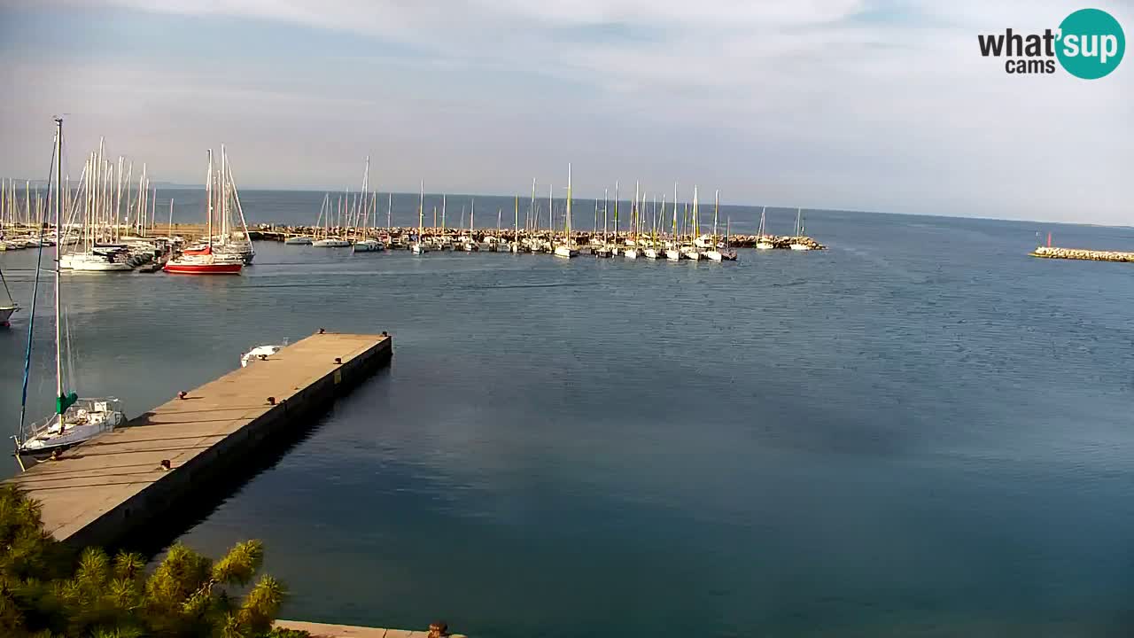 Webcam Sistiana – Blick auf Marina und Bucht