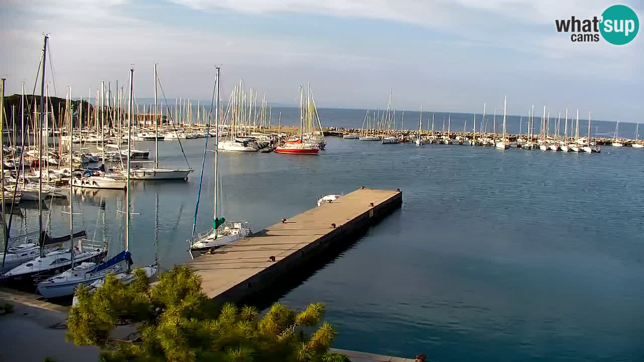 Webcam Sistiana – Vista sulla marina e sulla baia