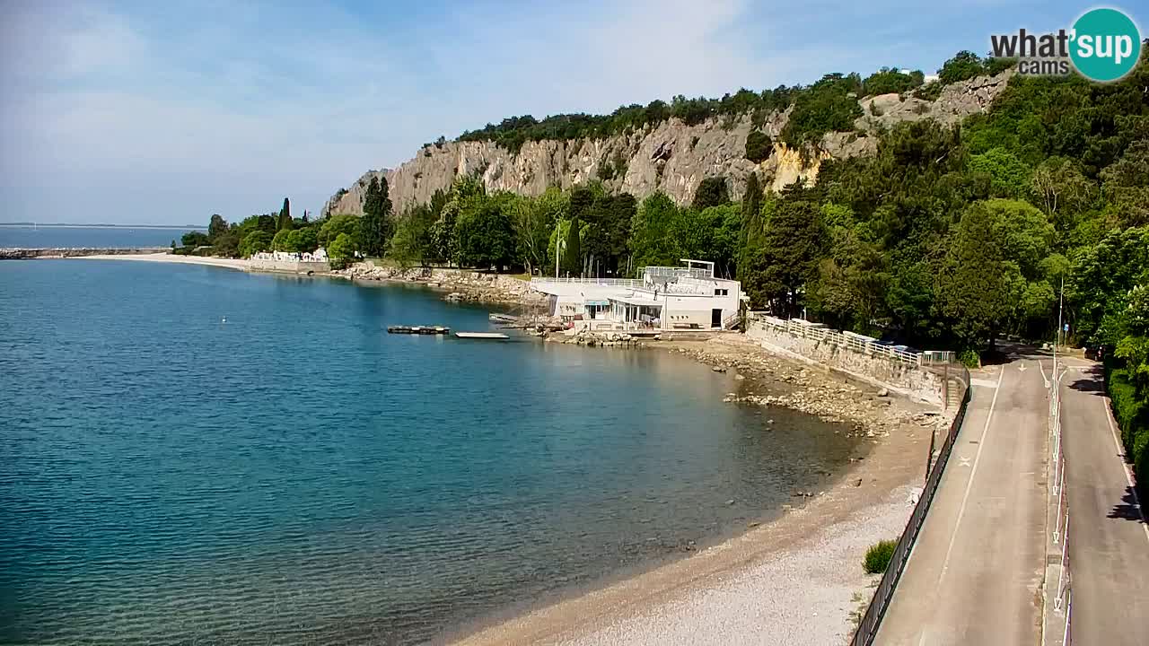 Webcam Sistiana – Vista sulla marina e sulla baia