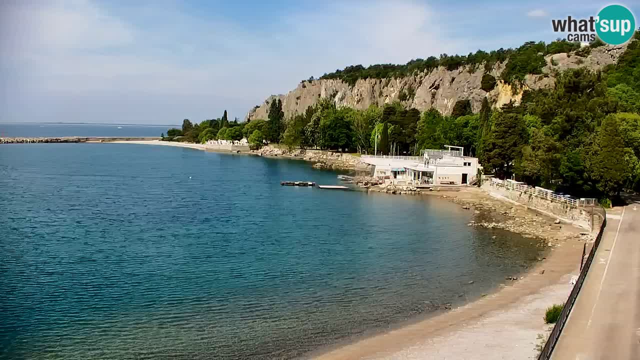 Webcam Sistiana – Vista sulla marina e sulla baia