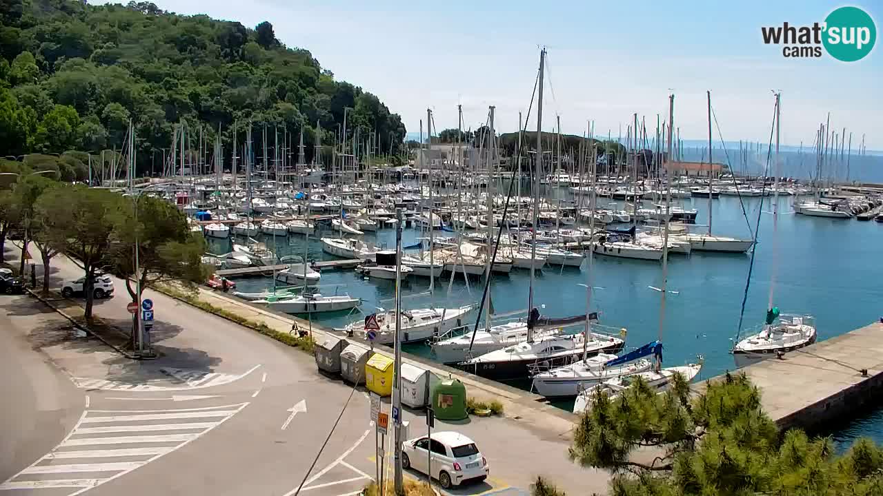 Webcam Sistiana – Vista sulla marina e sulla baia