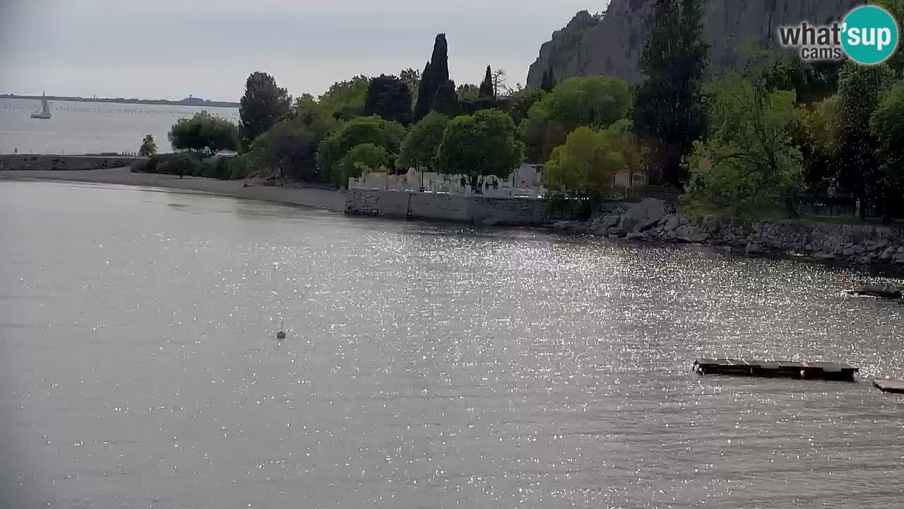 Webcam Sistiana – Pogled na marinu i zaljev