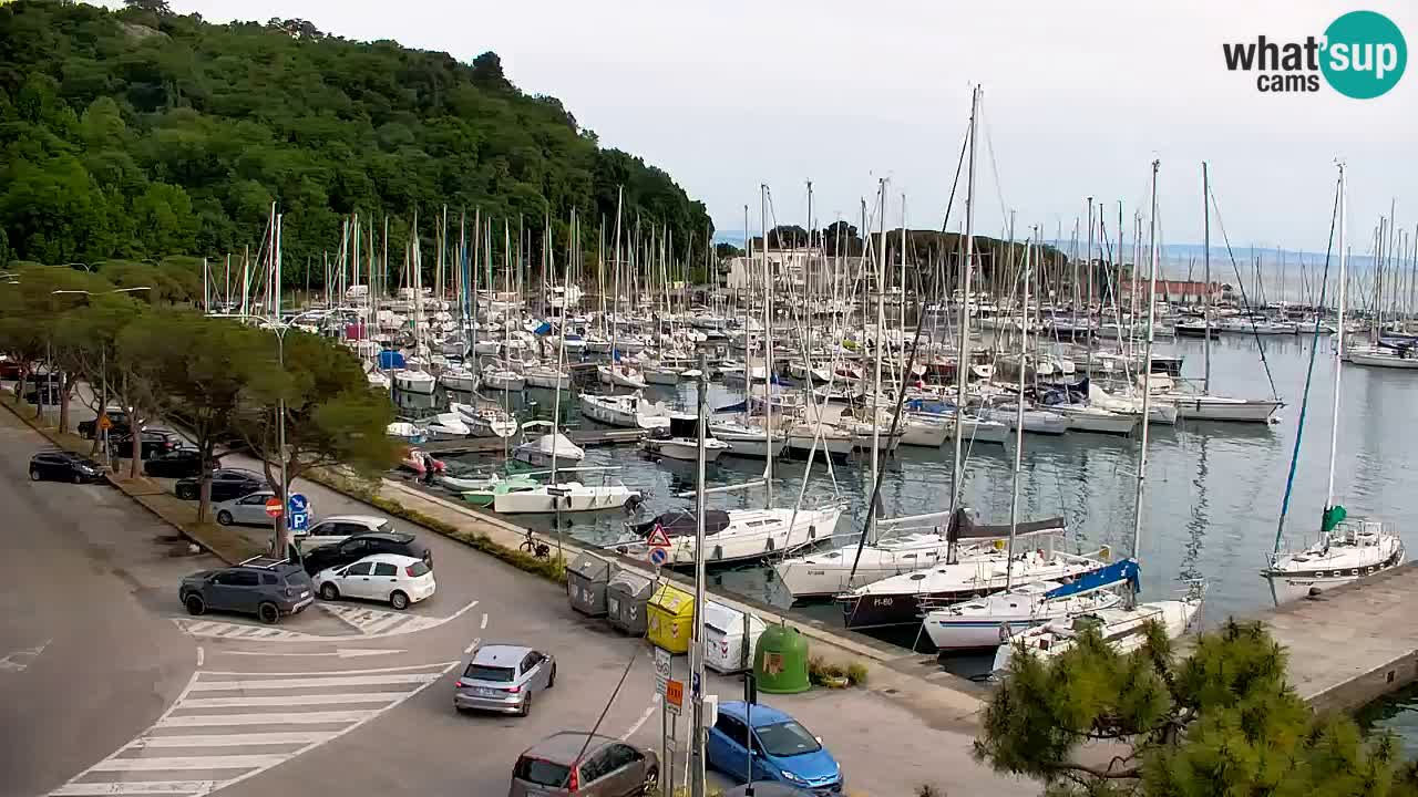 Webcam Sistiana – Vista sulla marina e sulla baia