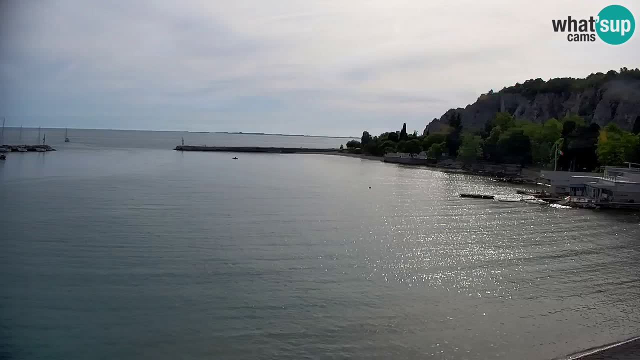 Webcam Sistiana – Vue sur la marina et la baie