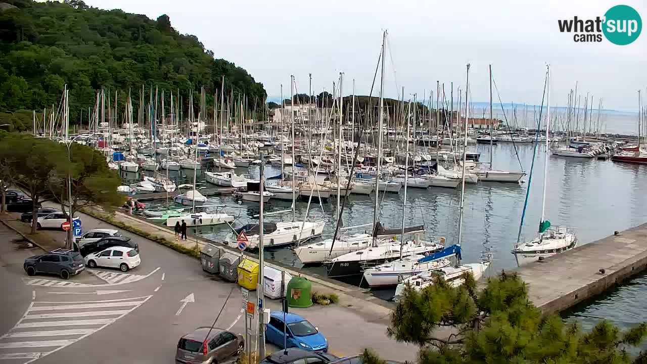 Webcam Sistiana – Vista sulla marina e sulla baia