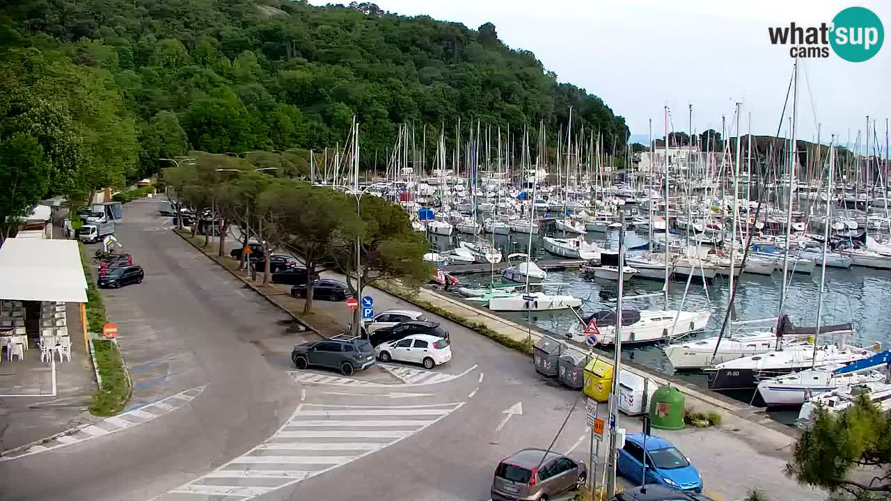 Webcam Sistiana – Vista sulla marina e sulla baia