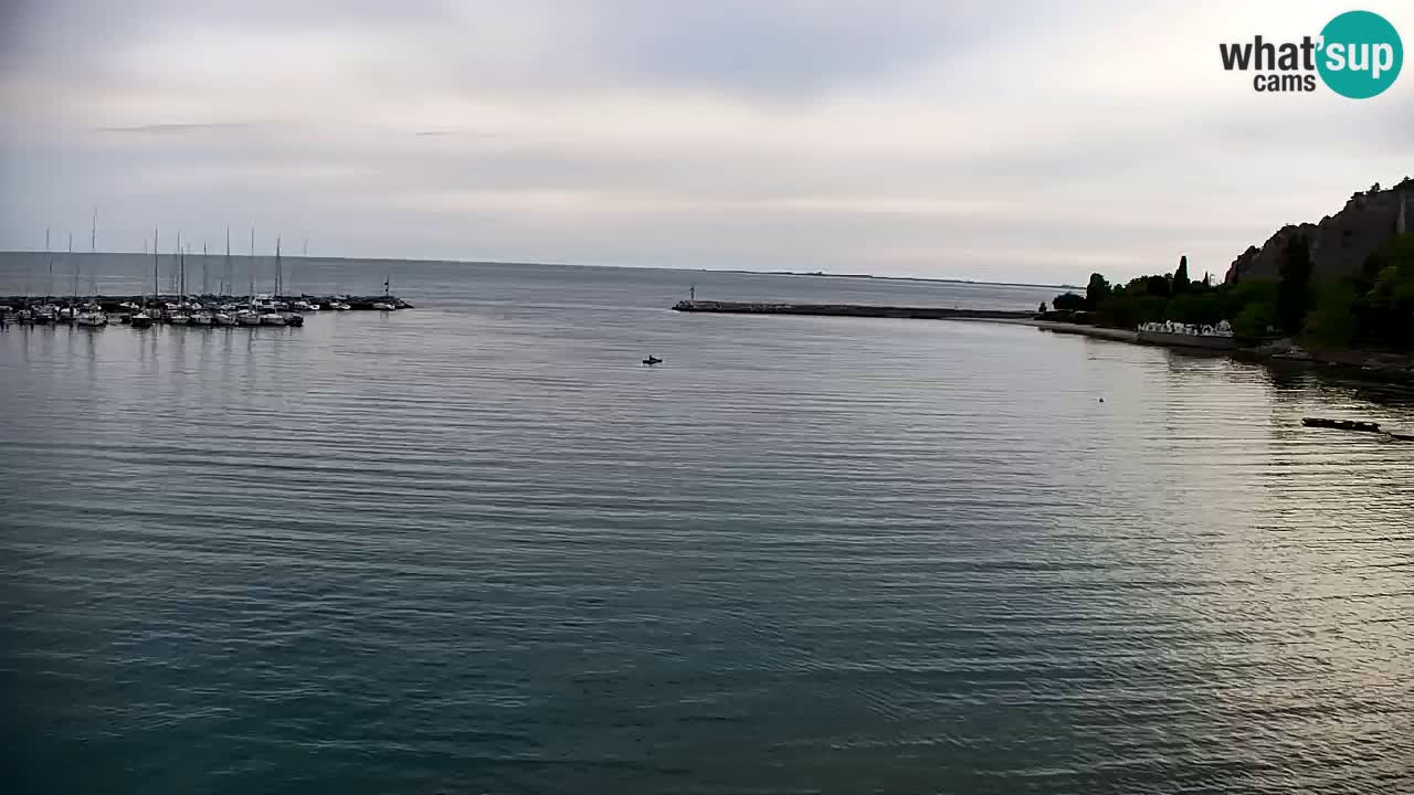 Webcam Sistiana – Blick auf Marina und Bucht