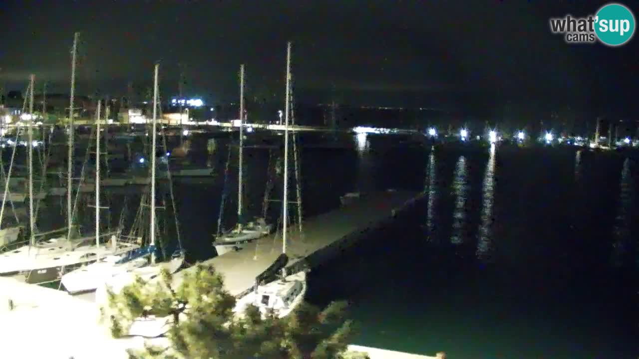 Webcam Sistiana – Vista sobre la marina y la bahía