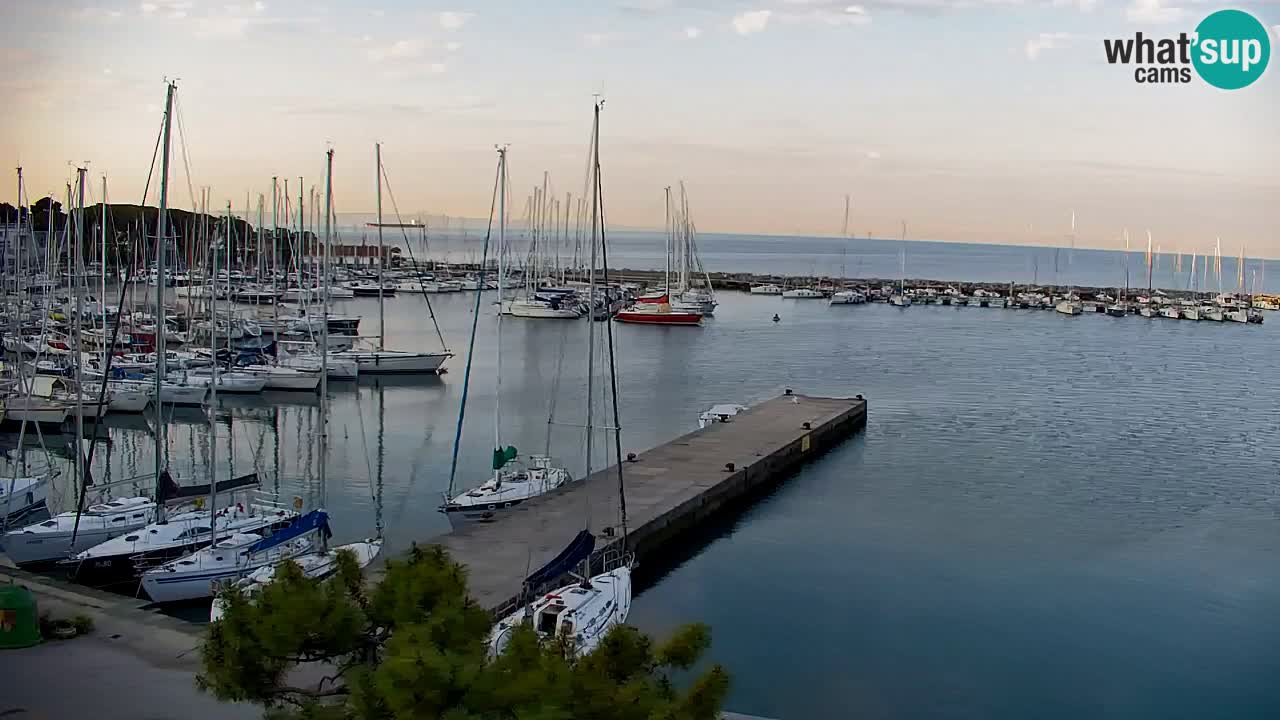Webcam Sistiana – Vue sur la marina et la baie