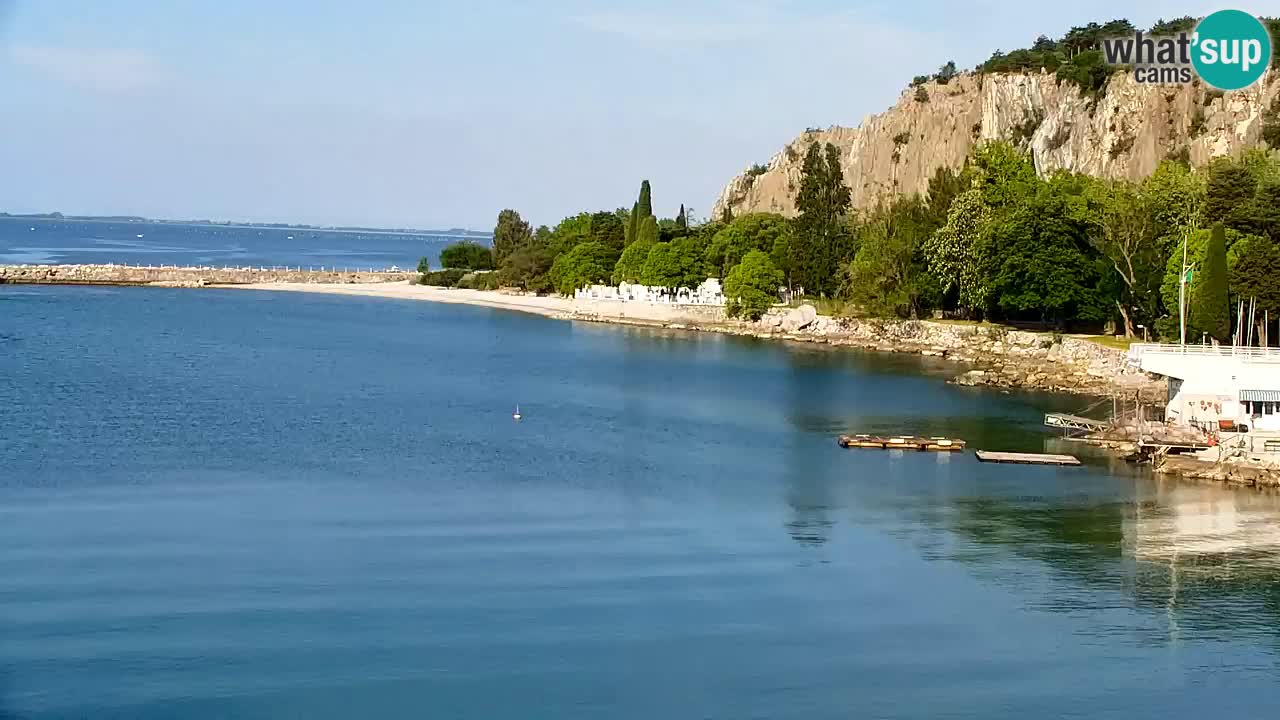 Webcam Sistiana – Blick auf Marina und Bucht