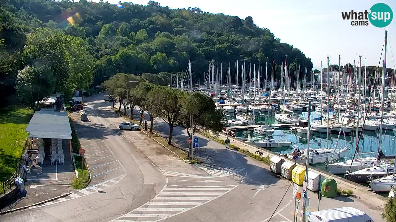 Webcam Sistiana – Blick auf Marina und Bucht