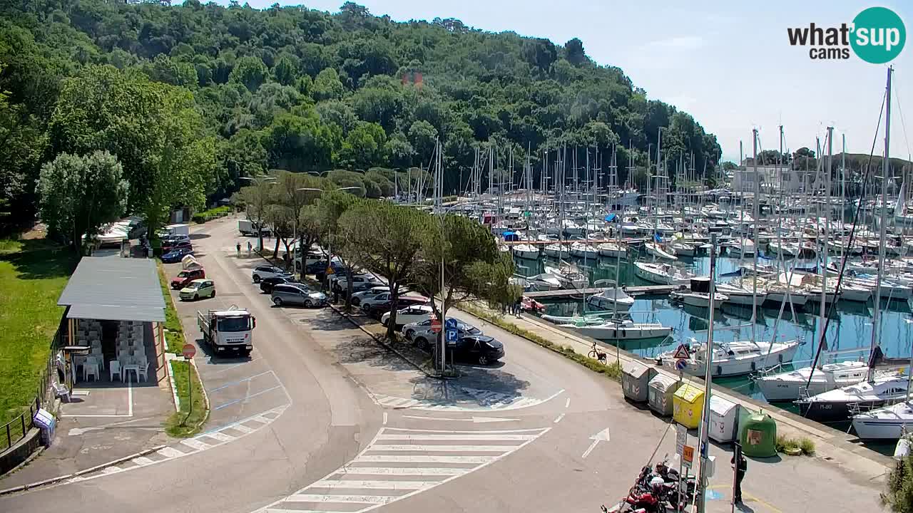 Webcam Sistiana – Vista sulla marina e sulla baia