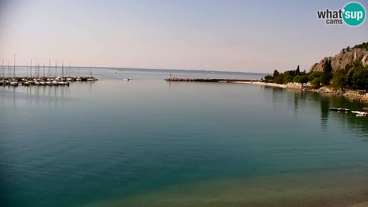 Webcam Sistiana – Blick auf Marina und Bucht
