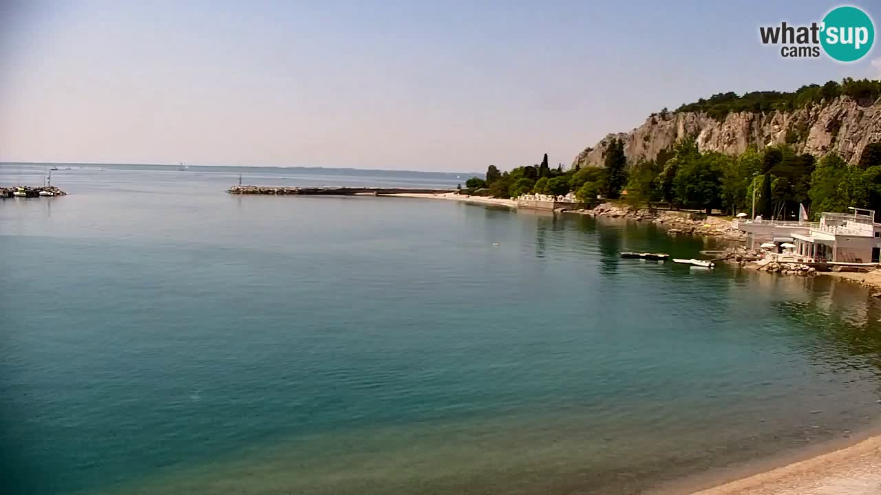 Webcam Sistiana – Blick auf Marina und Bucht