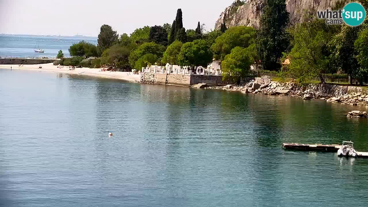 Webcam Sistiana – Vista sulla marina e sulla baia