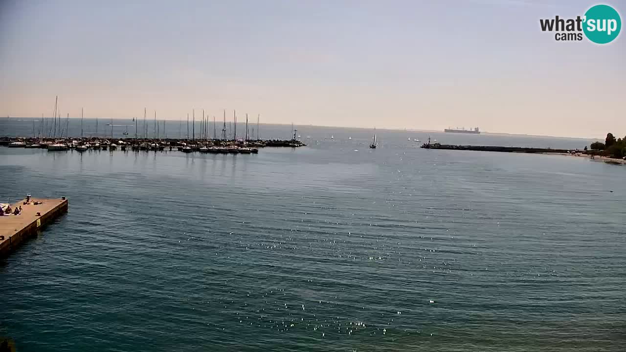 Webcam Sistiana – Blick auf Marina und Bucht