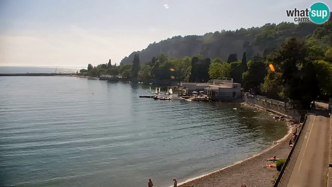 Webcam Sistiana – Blick auf Marina und Bucht