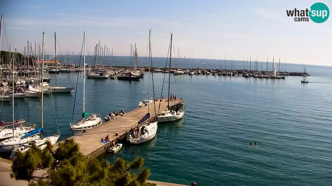 Webcam Sistiana – Vista sulla marina e sulla baia