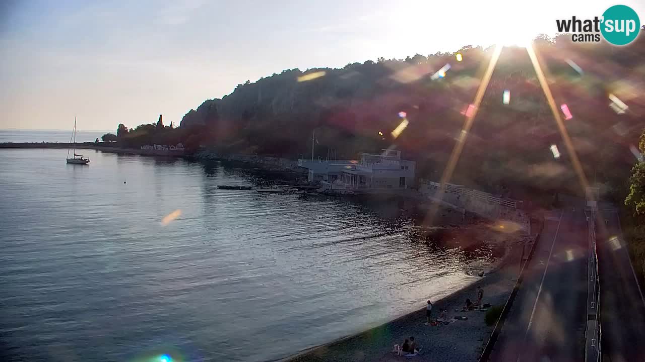 Webcam Sistiana – Pogled na marinu i zaljev