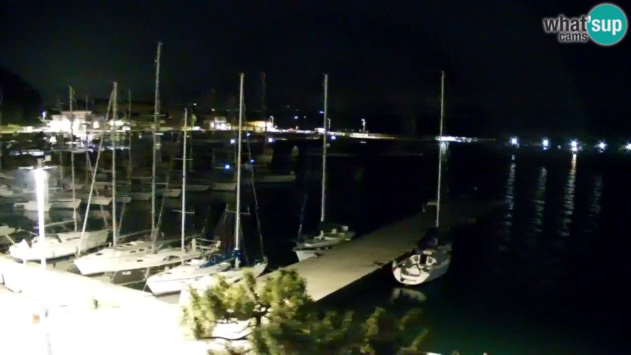 Webcam Sistiana – Vista sobre la marina y la bahía