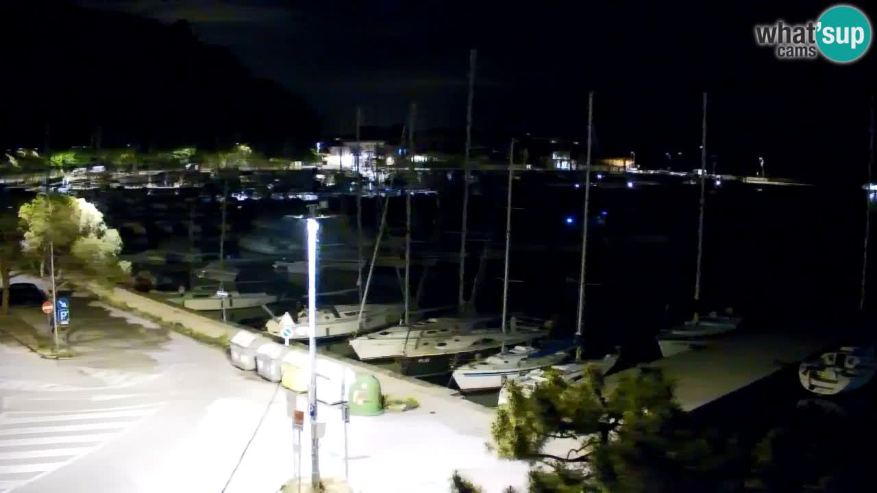 Spletna kamera Sesljan (Sistiana) – Pogled na marino in zaliv
