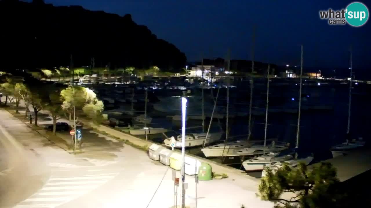 Webcam Sistiana – Blick auf Marina und Bucht