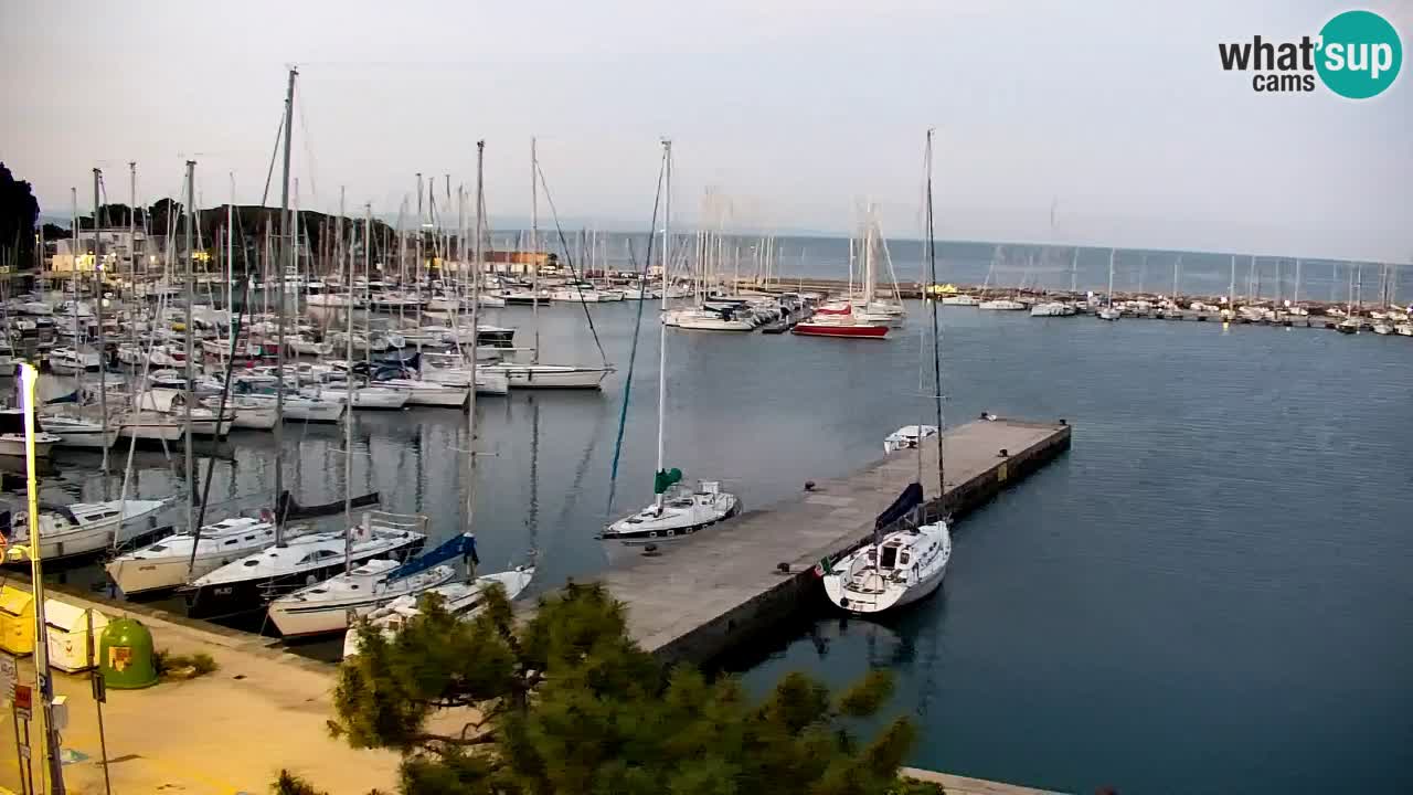 Webcam Sistiana – Vista sobre la marina y la bahía