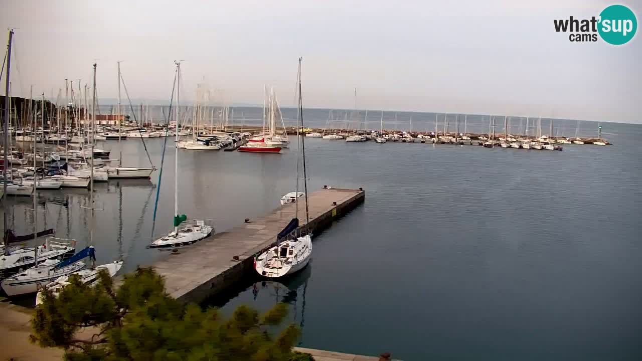 Webcam Sistiana – Vue sur la marina et la baie
