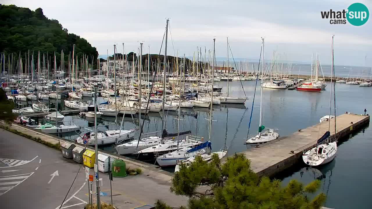 Webcam Sistiana – Vue sur la marina et la baie