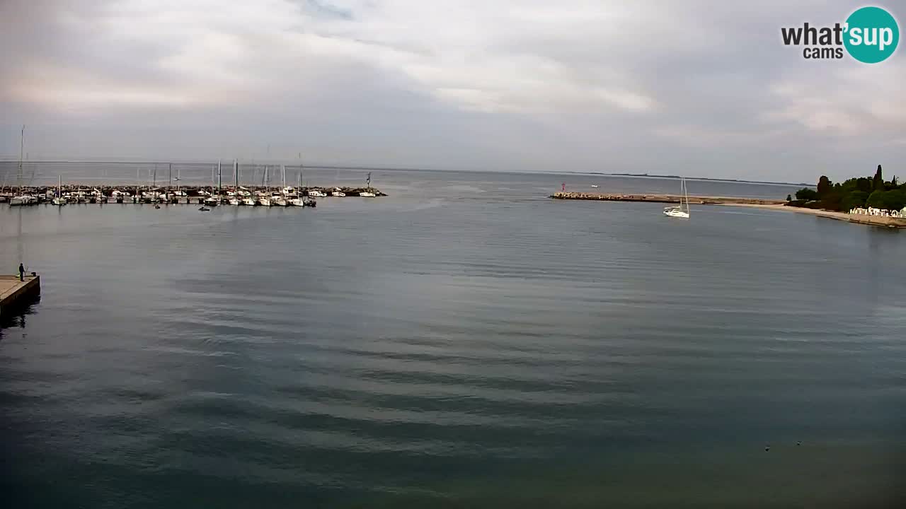 Webcam Sistiana – Vue sur la marina et la baie