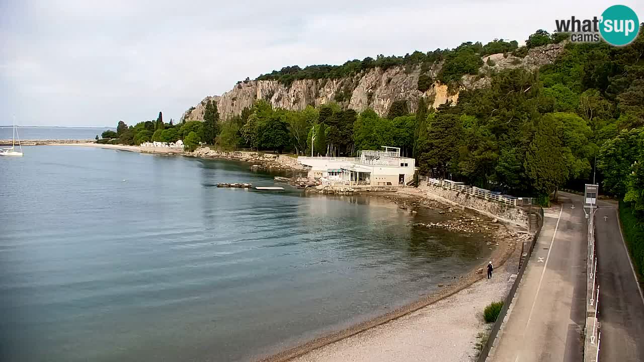 Webcam Sistiana – Vista sulla marina e sulla baia