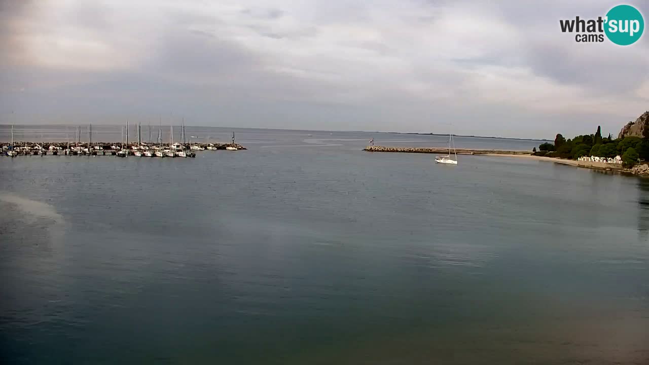 Webcam Sistiana – Blick auf Marina und Bucht