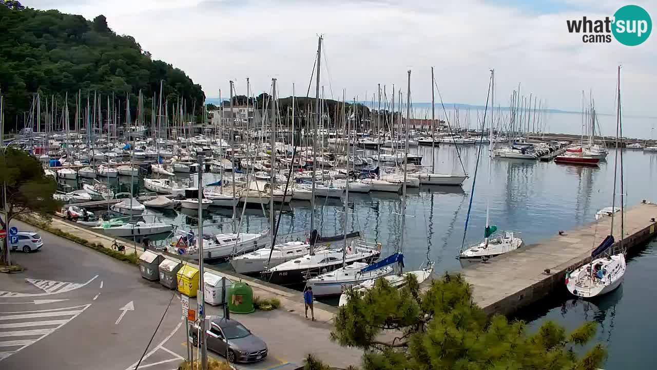 Webcam Sistiana – Blick auf Marina und Bucht