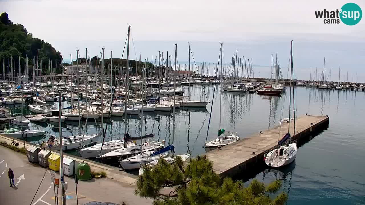 Webcam Sistiana – Vista sobre la marina y la bahía
