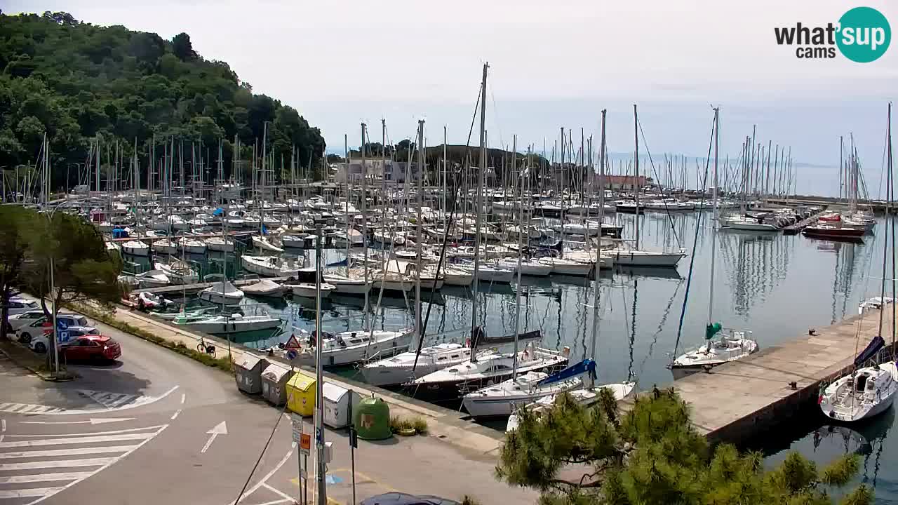 Webcam Sistiana – Vista sobre la marina y la bahía