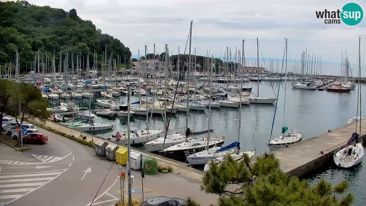 Webcam Sistiana – Vue sur la marina et la baie