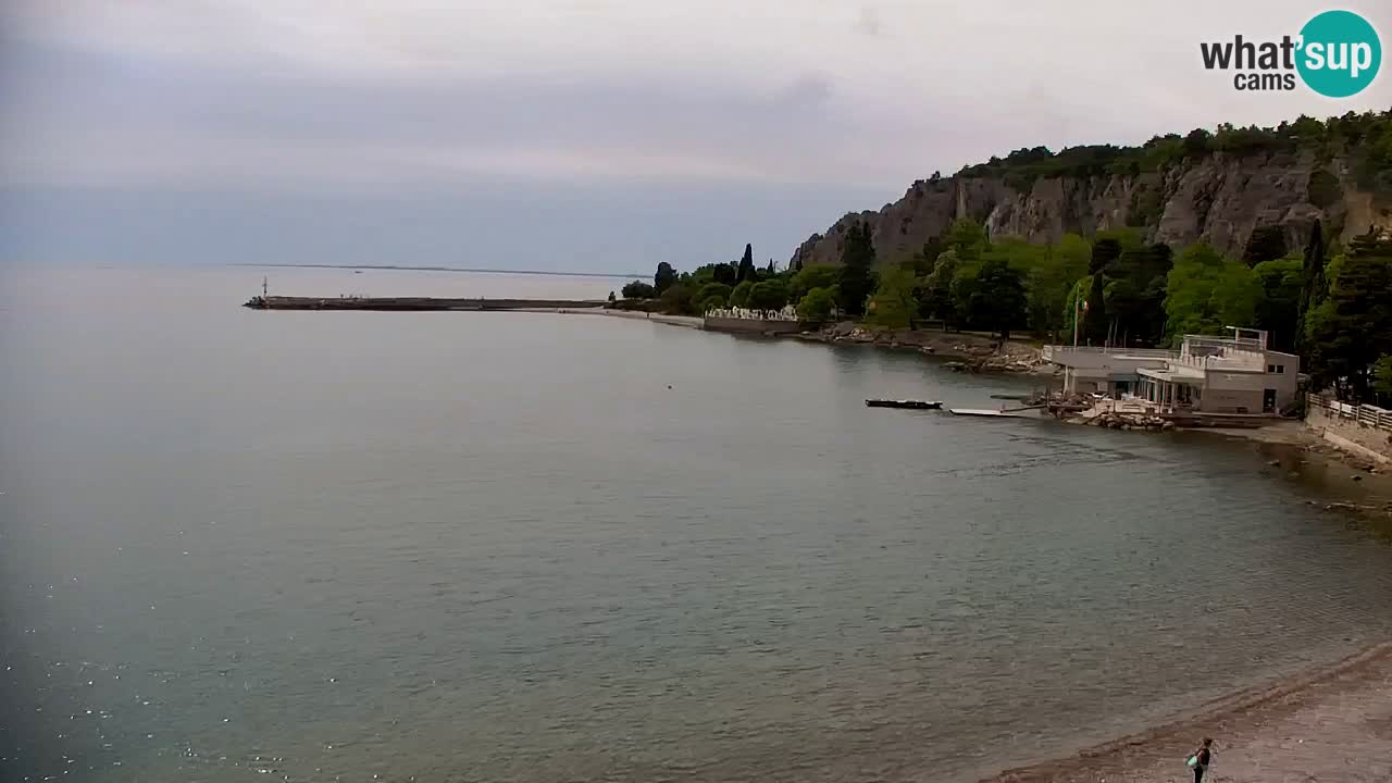 Webcam Sistiana – Vista sulla marina e sulla baia