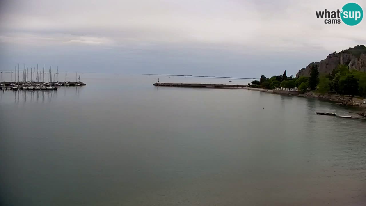 Webcam Sistiana – Blick auf Marina und Bucht