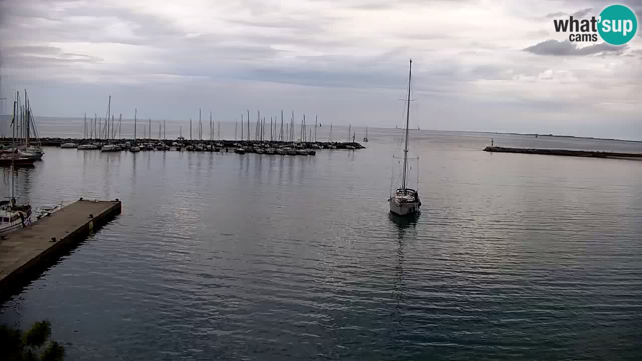 Webcam Sistiana – Vista sobre la marina y la bahía