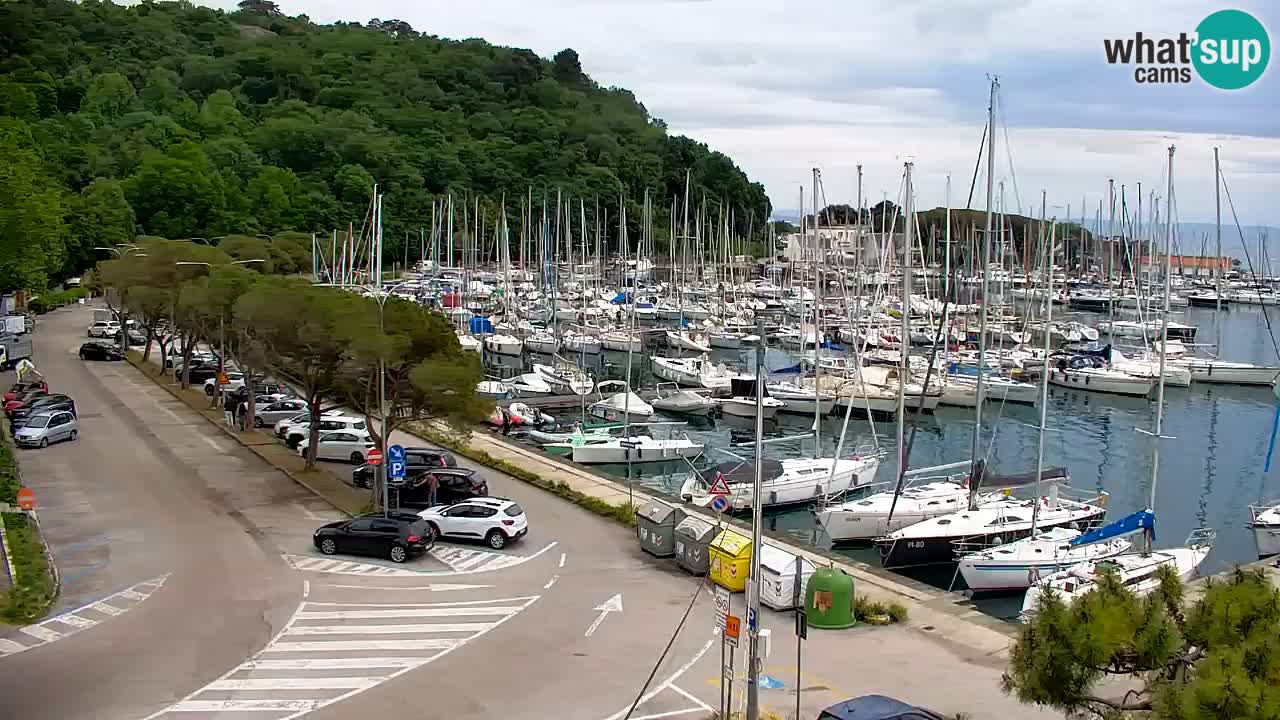 Webcam Sistiana – Blick auf Marina und Bucht