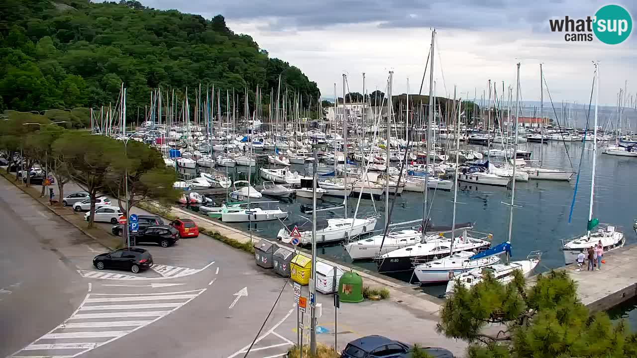 Webcam Sistiana – Blick auf Marina und Bucht