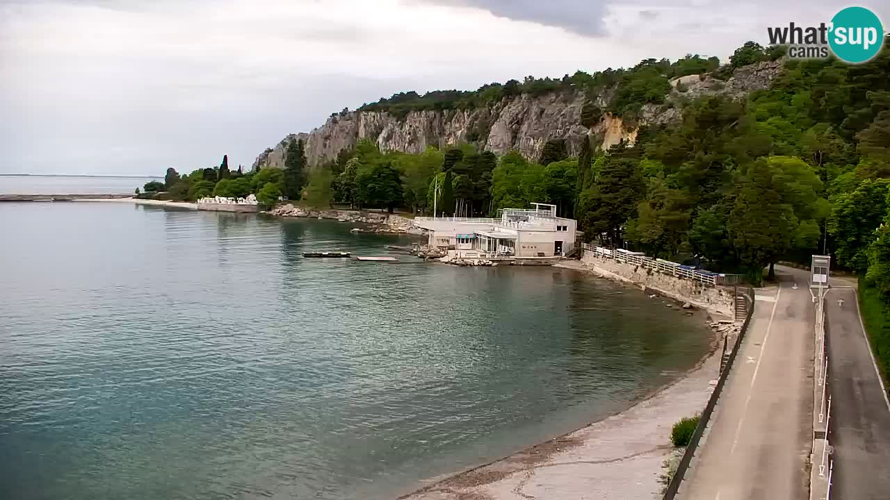 Webcam Sistiana – Pogled na marinu i zaljev