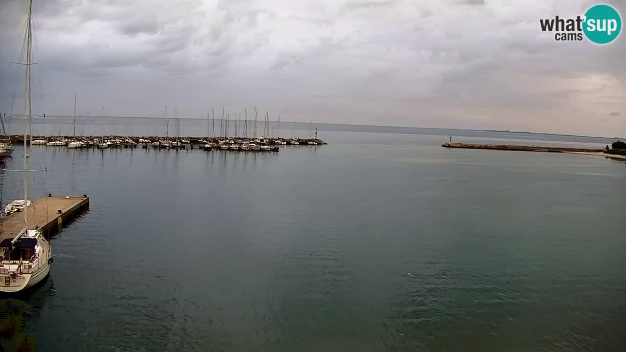 Webcam Sistiana – Vista sobre la marina y la bahía