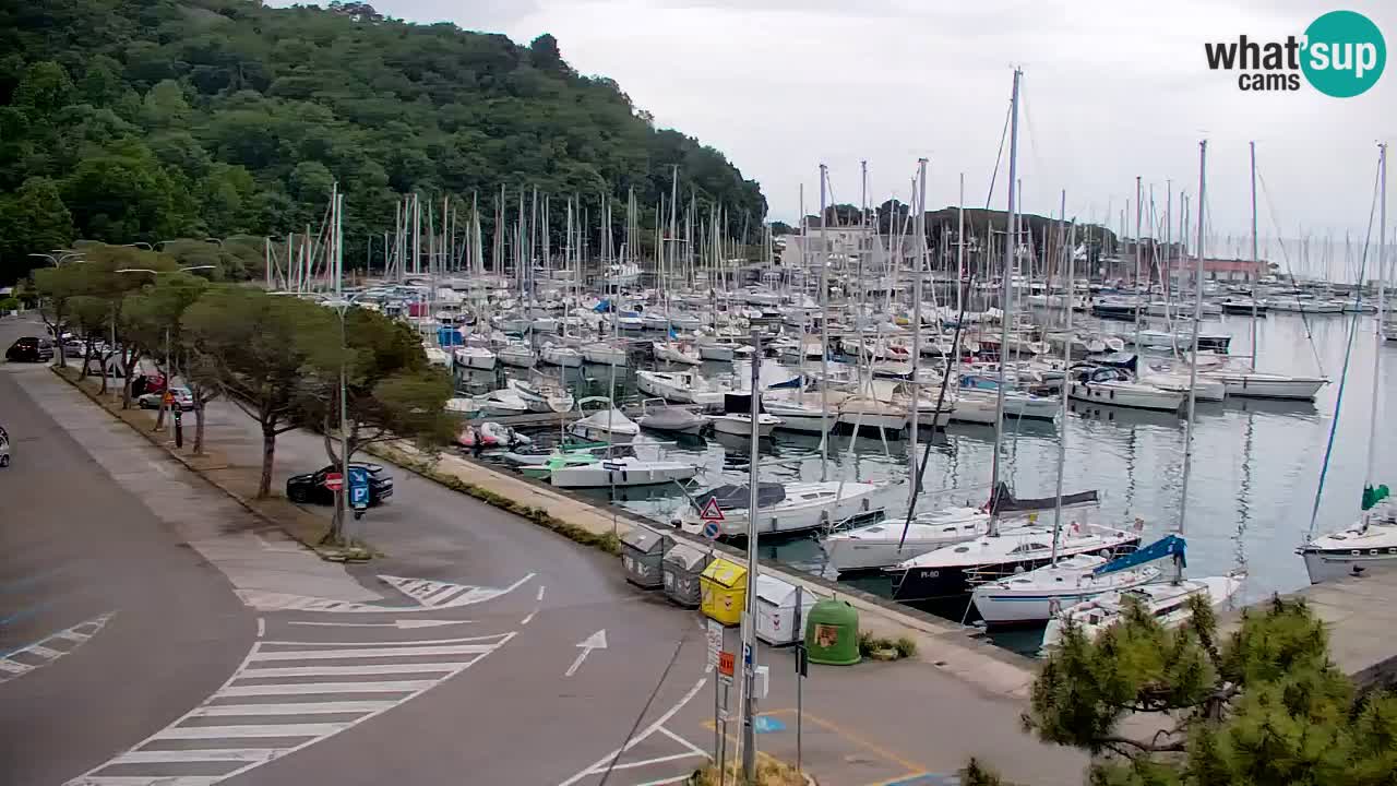 Webcam Sistiana – Blick auf Marina und Bucht