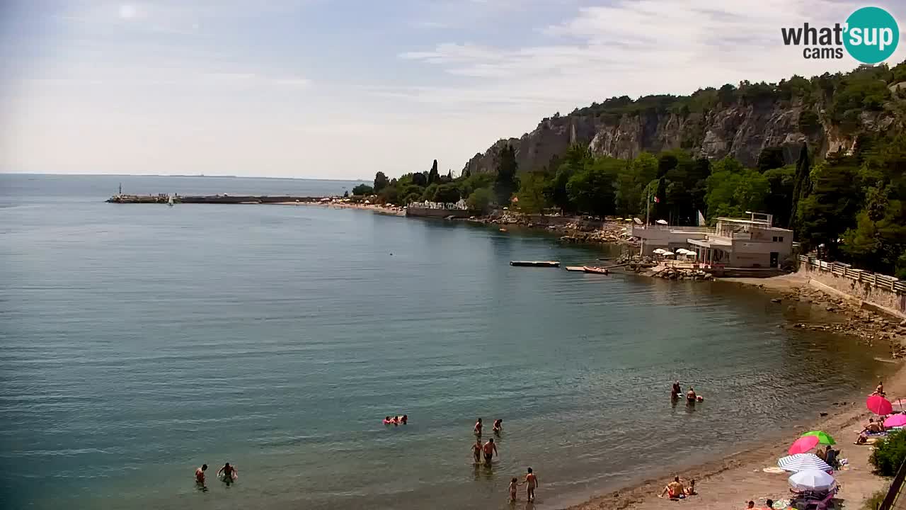 Webcam Sistiana – Vue sur la marina et la baie